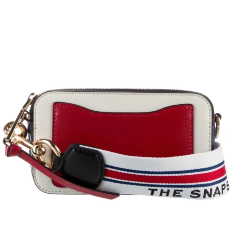 REDUCED NEW MARC JACOBS SAFFIANO SNAPSHOT LEATHER CROSSBODY CAMERA BAG